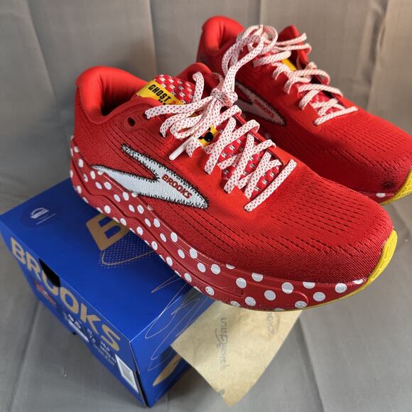 RunDisney Brooks Womens Running Shoes Size 9.5 Disney Ghostmax 2 Minnie Mouse - Picture 1 of 5